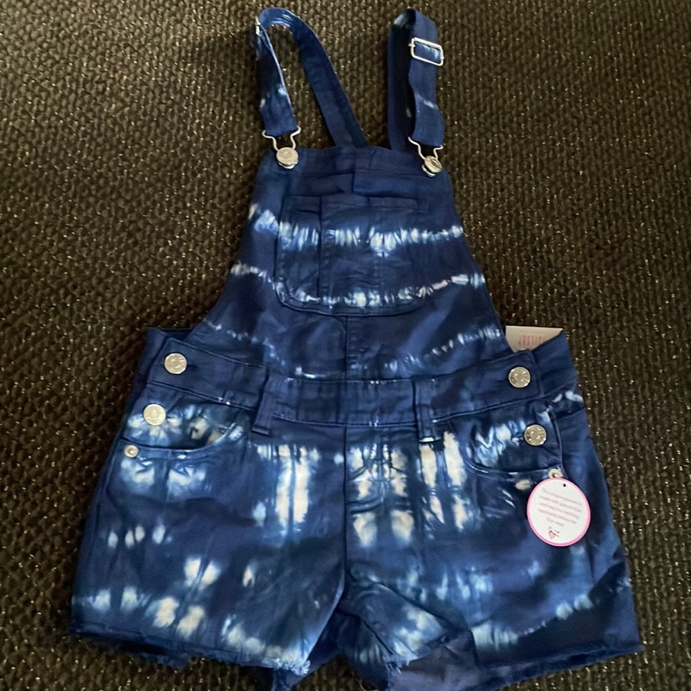 Girls justice size 10 Shortalls NWT